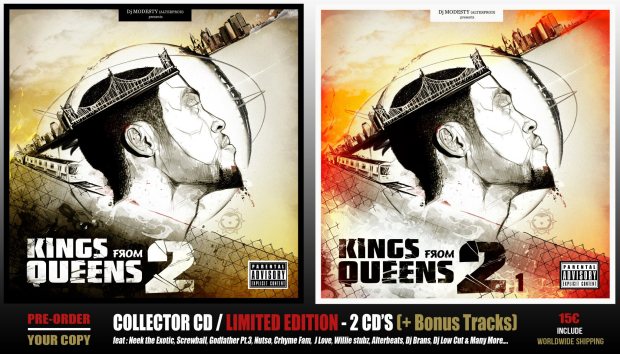 DJ MODESTY (ALTERROD) presents the Double Album KINGS FROM QUEENS 2 & 2.1 (COLLECTOR-LIMITED EDITION)
